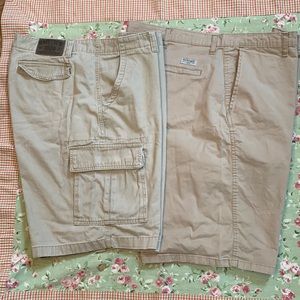 Two pairs of Kakhi Shorts
